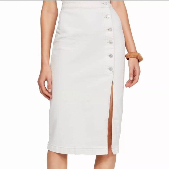 Free People Dresses & Skirts - NWOT Free People Wome’s  Denim Skirt Size 8